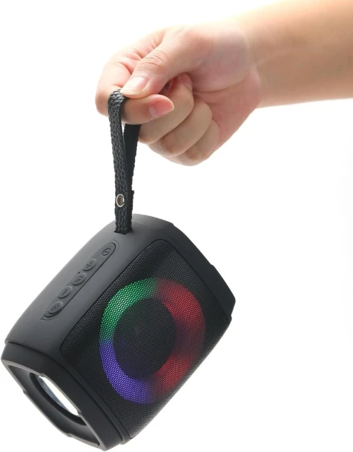 Speaker Bluetooth 5W portable RGB Multi-couleurs