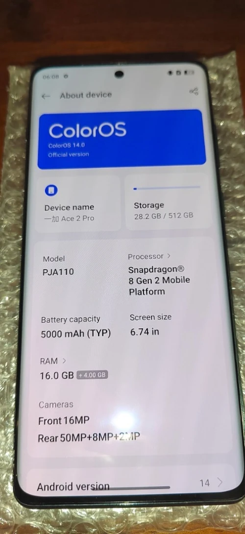 One Plus Ace 2 pro - 512/16