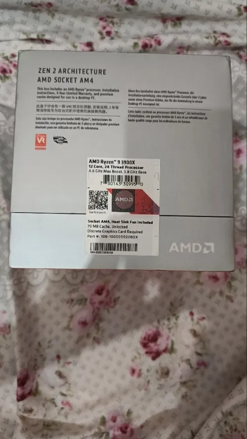 AMD Ryzen 9 3900x /12 Cores/24 Threads