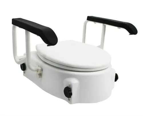 Réhausseur de toilettes avec accoudoirs