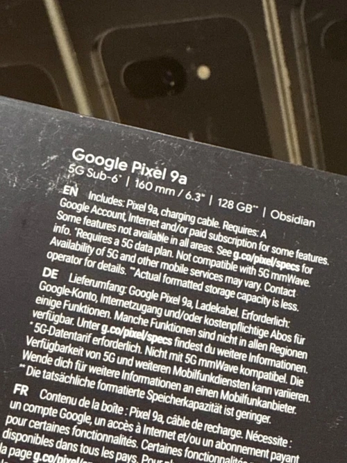 Google Pixel 9a 128gb/256gb