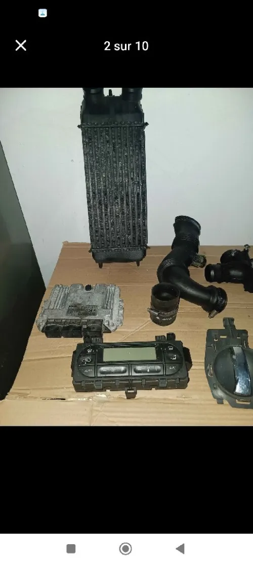 Lot complet de pièces auto Citroën C3 et Peugeot 207 1.6 Hdi 90 Cv