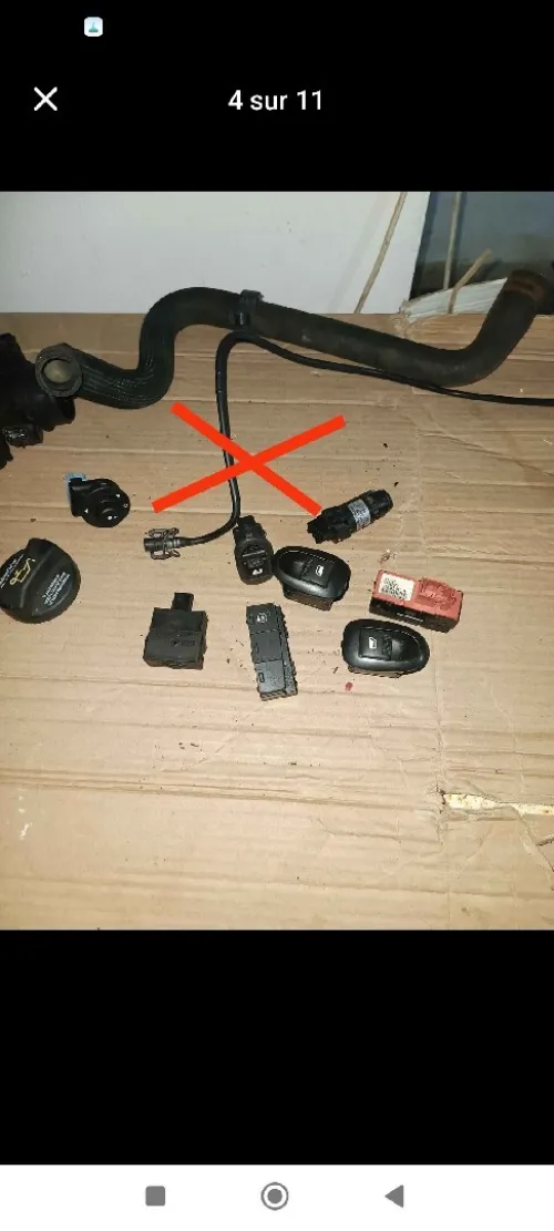 Lot complet de pièces auto Citroën C3 et Peugeot 207 1.6 Hdi 90 Cv
