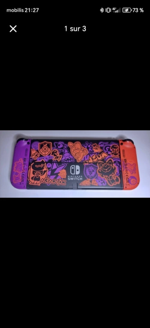 Nintendo Switch OLED Édition Pokémon (Flashé)