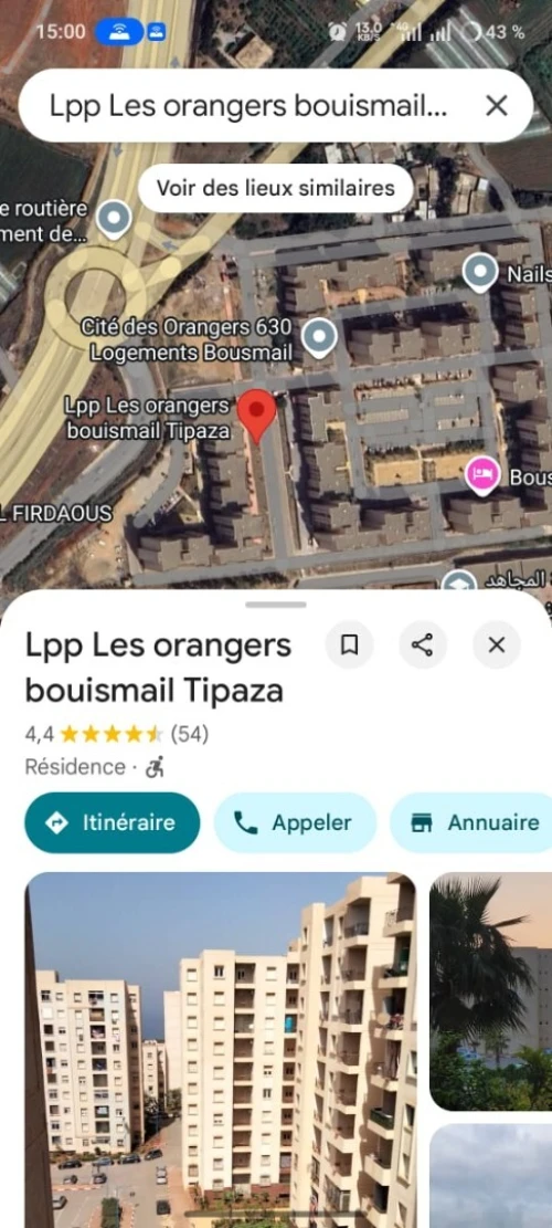 Vente Appartement F4 Tipaza Bou ismail