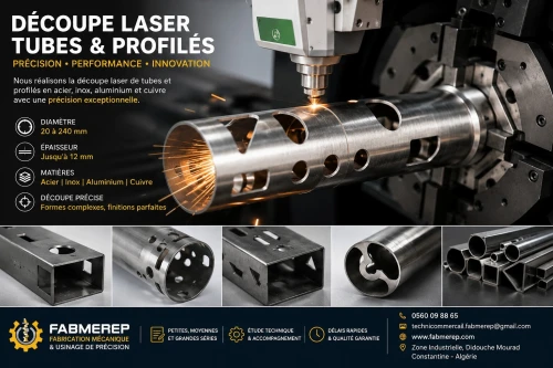 DÉCOUPE LASER TUBES ET PROFILÉS