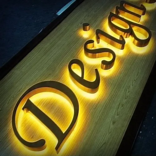 Enseigne- Texte relief  - forex - Plexiglas