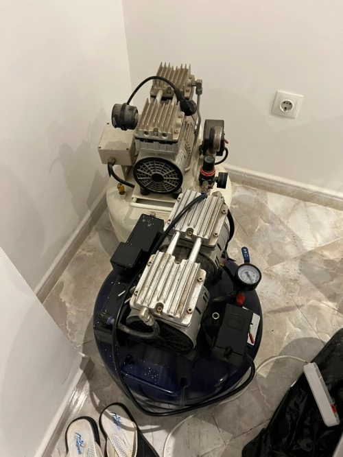 fauteuil dentaire marque being avec compresseur et meuble dentaire