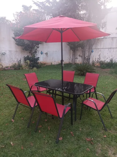 Ensemble table fe jardin
