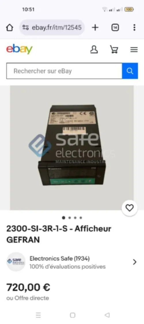 afficheur régulateur gefran 2300-si-3r-1-s لي يحتاجهم نساعدو