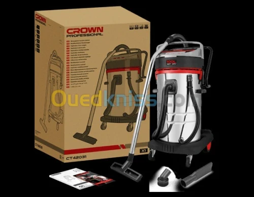 ASPIRATEUR POLYVALENT Crown 3 moteurs  3000W 100L