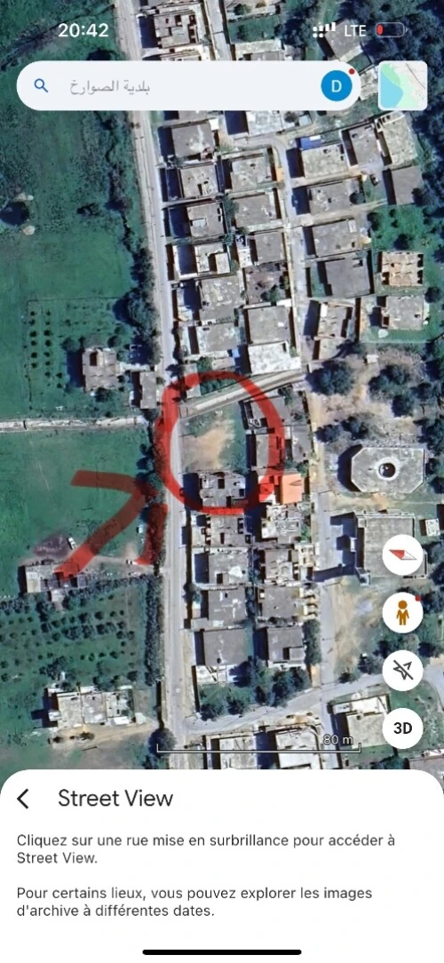 Vente Terrain El Tarf Raml souk souarekh