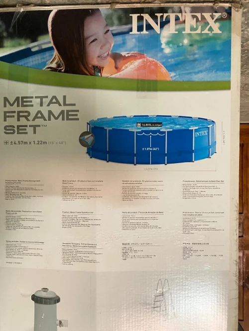 Piscine INTEX 4.57m * 1.22m