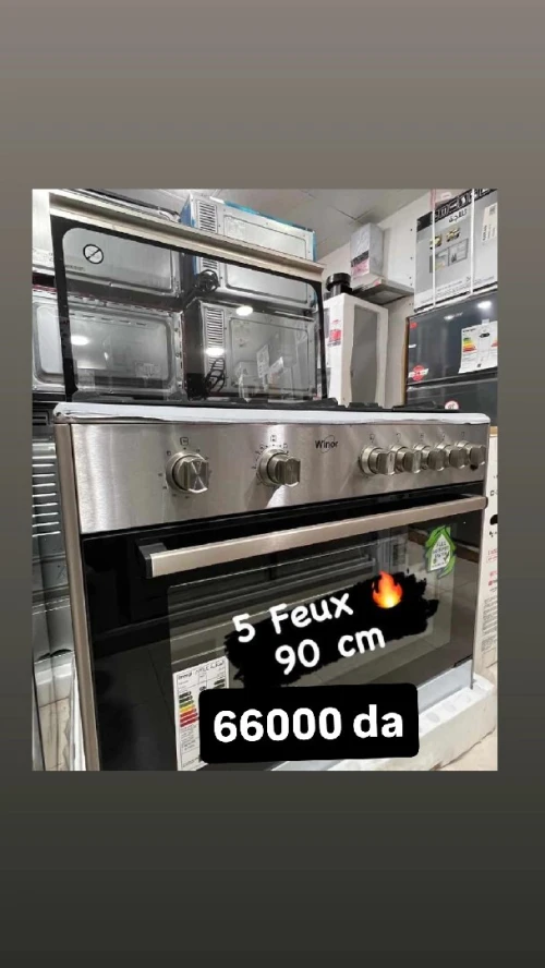 Cuisinière 5 feux Midea/ géant/ winor (gaz gaz/gaz-élec)