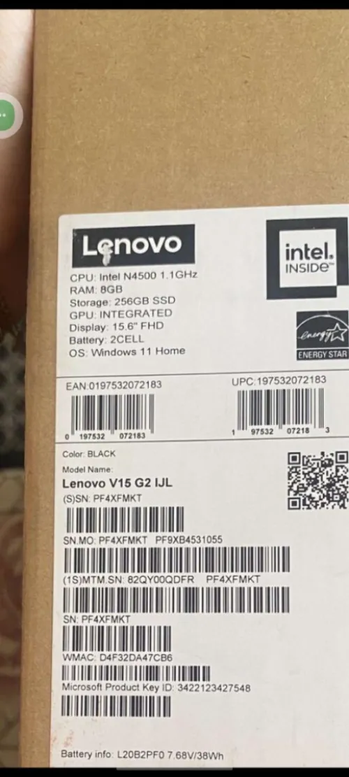 Lenovo pc portable 