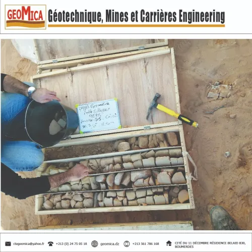 GEOTECHNIQUE, MINES ET CARRIERES ENGINEERING - ETUDE DE SOL - ALGÉRIE