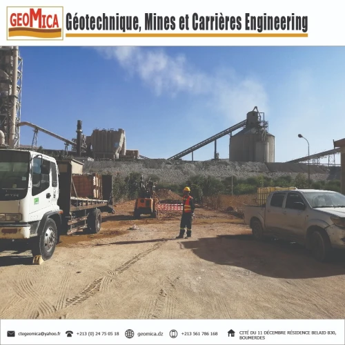 GEOTECHNIQUE, MINES ET CARRIERES ENGINEERING - ETUDE DE SOL - ALGÉRIE