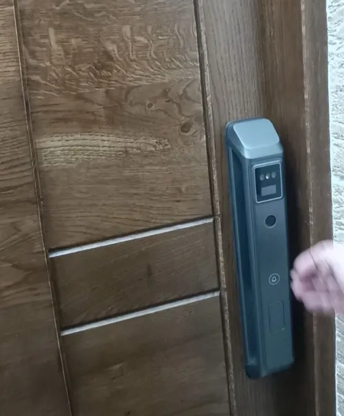 Serrure intelligente avec camera HD et recounaissance faciale, Sécurité avancée pour porte d'entrée
