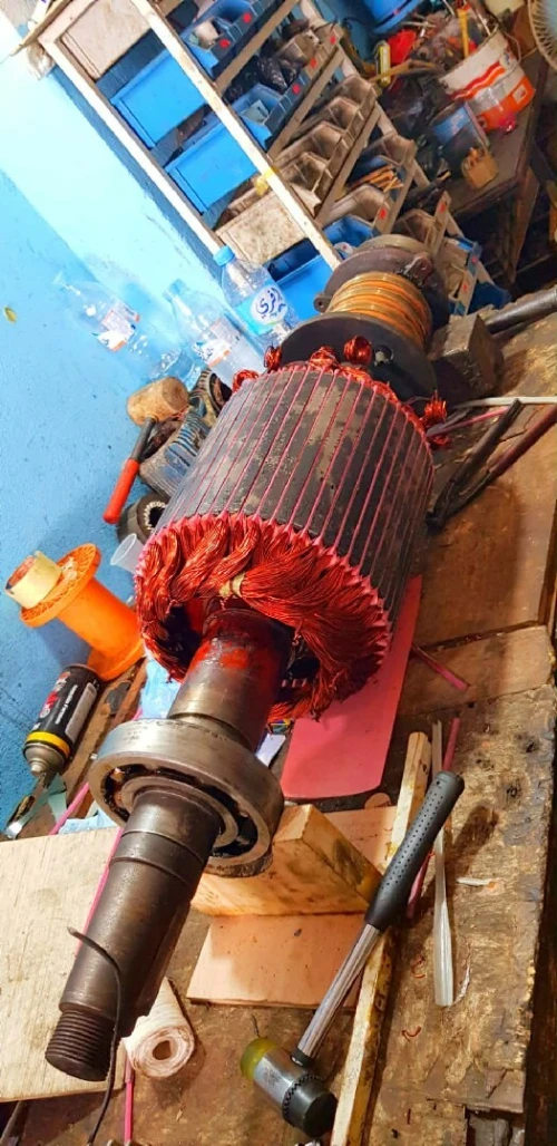 Réparation moteur industriel et pompe a