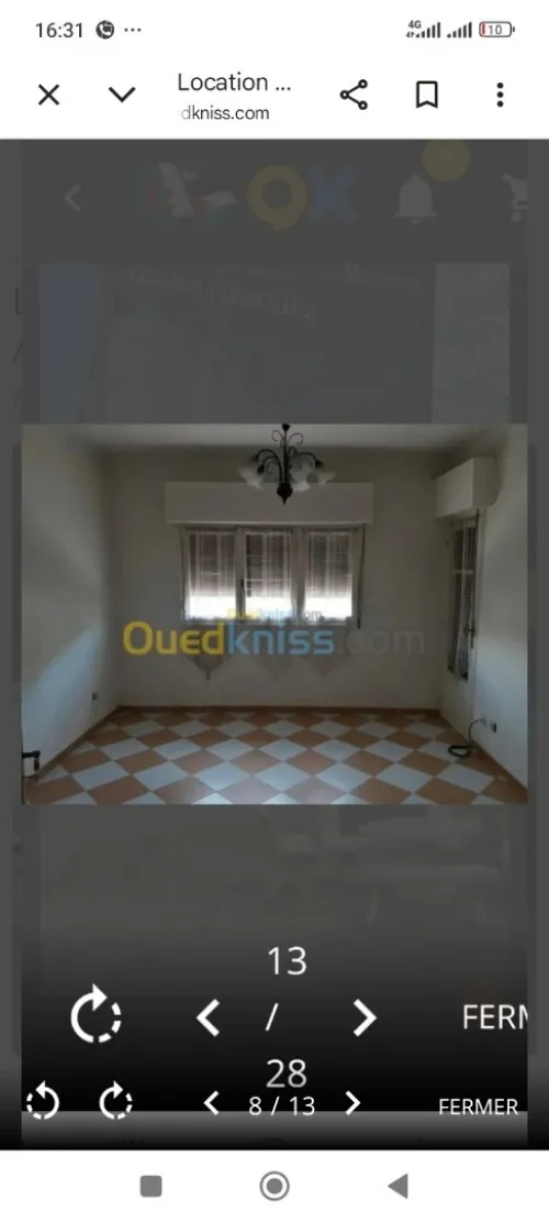 Location Appartement F3 Alger Ben aknoun