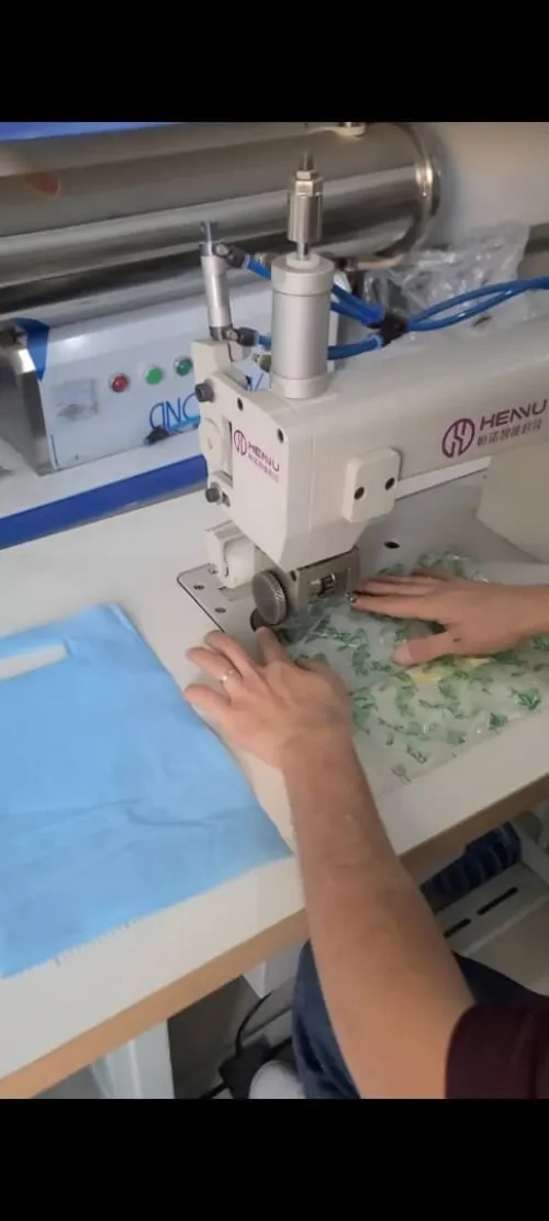 machine à coudre ultrason soudeuse tissus