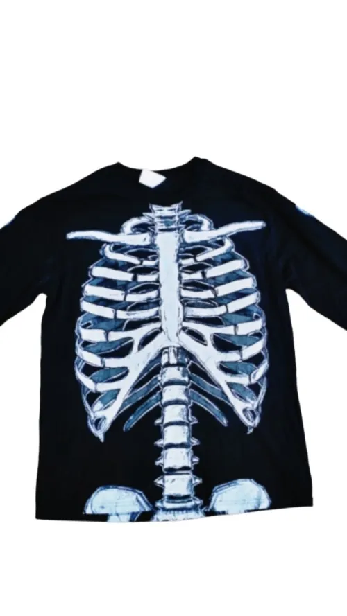 Spirit skeleton halloween shirt for men.