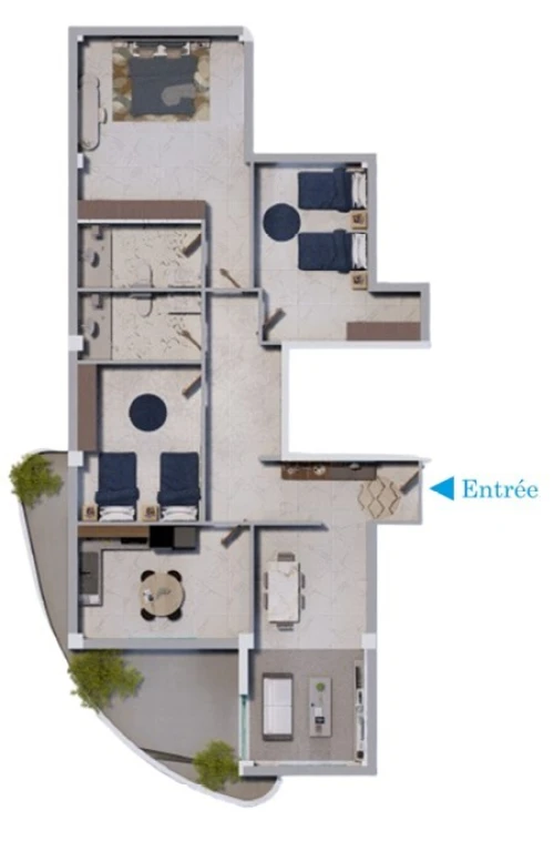 Vente Appartement F4 Alger Ain taya
