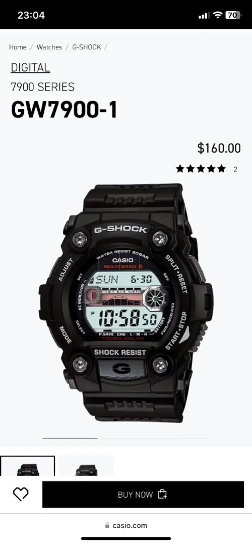 Montres Casio G-SHOCK Solar 