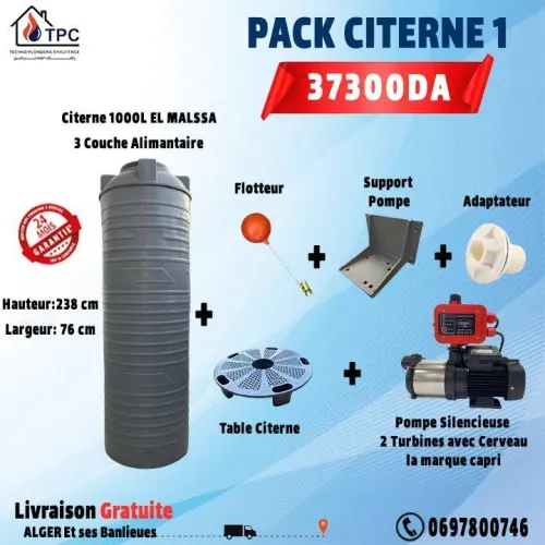 Pack citerne 