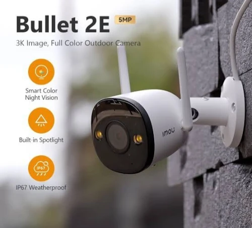 Camera imou Bullete 2E Full Color + Alarme  3k 5mp Original