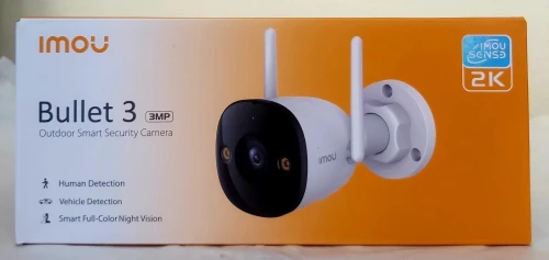 Camera imou Bullet 3 2k 3mp + Alarme Full Color Version Globale Original