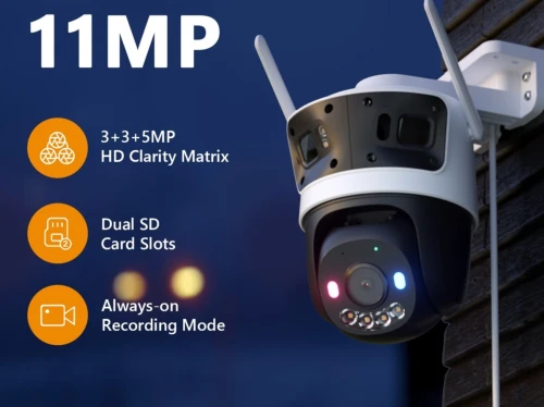 Camera imou Cruiser Triple Lens 11Mp Full  Coleur Original