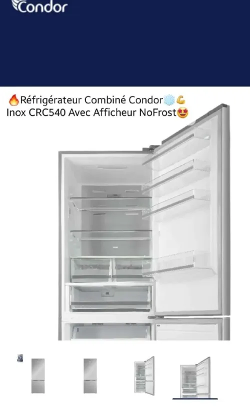 réfrigérateur Combiné CRC540Aix No Forst