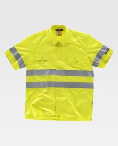 Chemise à bandes réfléchissants