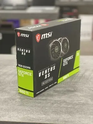 Msi Ventus GTX 1660ti 6vram OC edition