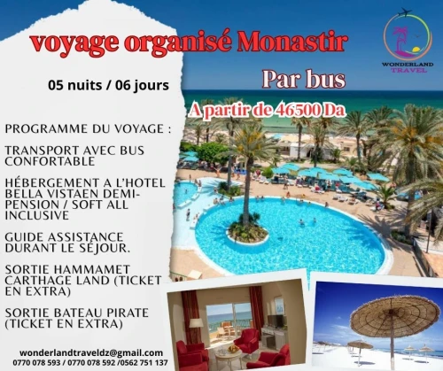 VOYAGE Organisé Monastir