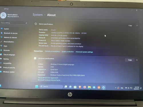 PC portable HP