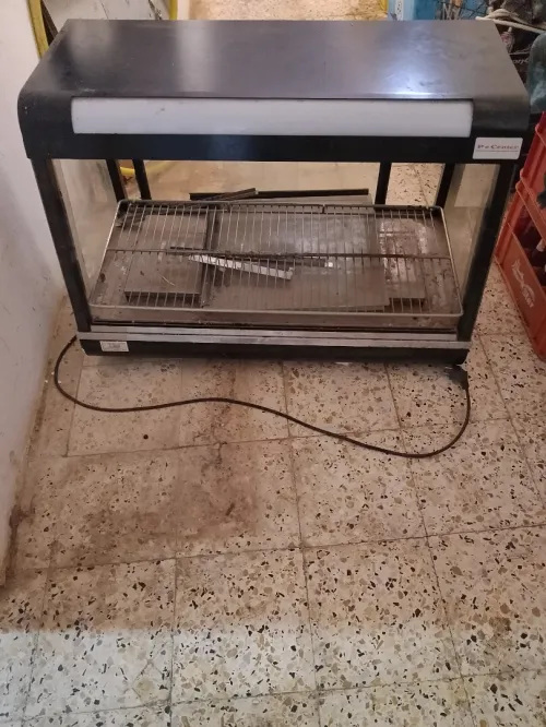 Comptoir avec présentoir frigo , arrière bar , garde chaud