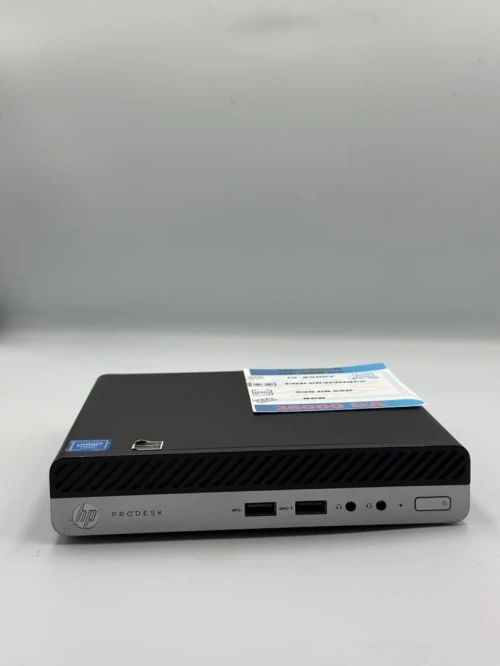 MINI TOUR HP PRODESK 400 G4  I3-8100T 1.7GHZ/8G  DDR4/256SSD  WIN10 AVEC CHARGEUR