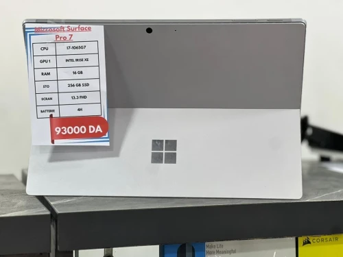 MICROSOFT SURFACE PRO 7 - I7 1065G7 - 256GB SSD - 16GB RAM