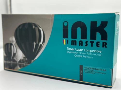 TONER HP 117A NOIR POUR HP COULEUR MFP 178/179 SERIE 150A NW - INK MASTER