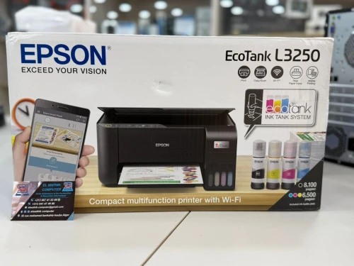 Imprimante Epson EcoTank L3250 multifonction à réservoirs - Couleur - 3en1 - A4 - USB, Wi-Fi