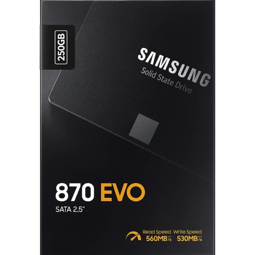 DISQUE DUR INTERNE SAMSUNG 2.5 SATA SSD 250 GO 870 EVO