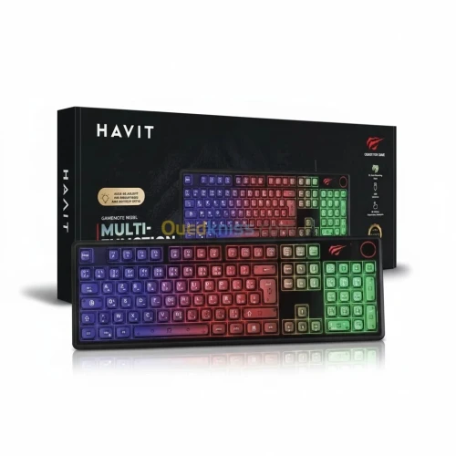 CLAVIER SEMI  MECANIQUES HAVIT KB-26L MIXED COLOR