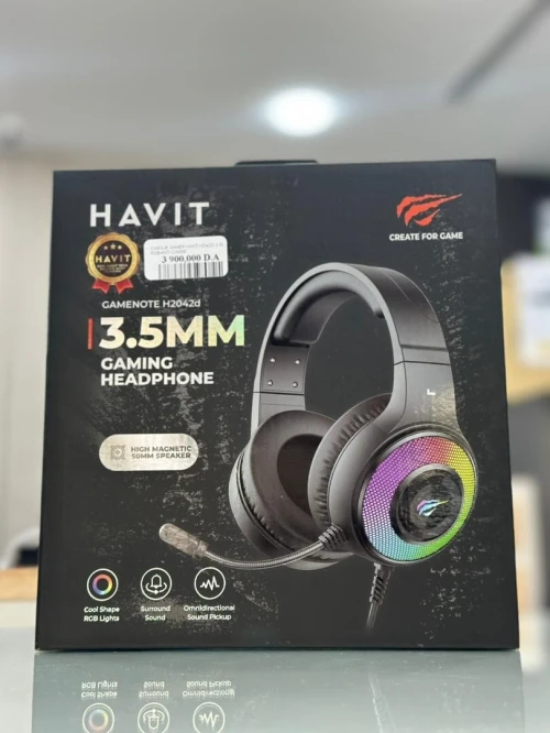 HAVIT HV-H2042d Gaming Headset RGB, 50mm Drivers, For PC , PS5, PS4, XBOX