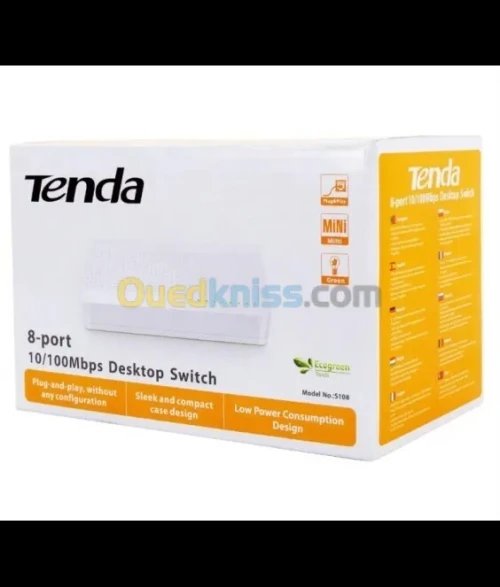 Switch S108 Tenda 8-Ports 10/100Mbps