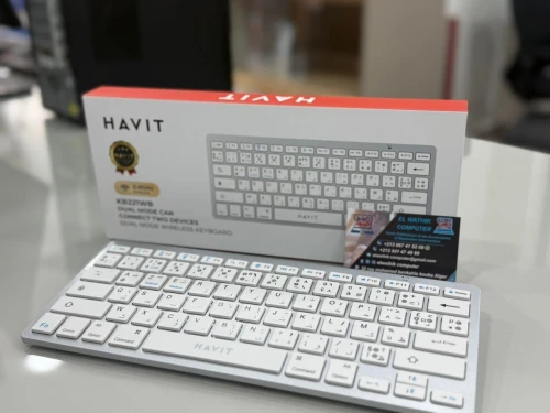 Clavier sans-fil double mode 2.4GHz et Bluetooth 5.0 HAVIT KB221WB pour PC WINDOWS ANDROID IOS