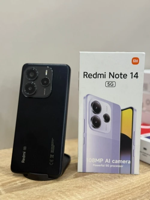 REDMI NOTE 14 5G 6G/128G / Midinight Black OCASSION AVEC BOITE redmi note 14 5G