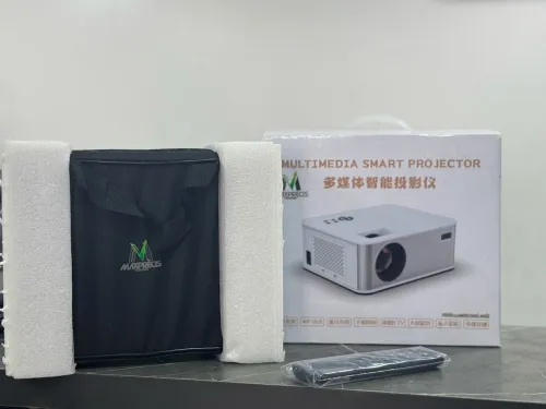 DATA SHOW MAXPRECIS S9 MINI 7500 LUMENS 30000HRS FULL HD HDMI VGA USB RJ45 AUDIO ANDROID WIFI