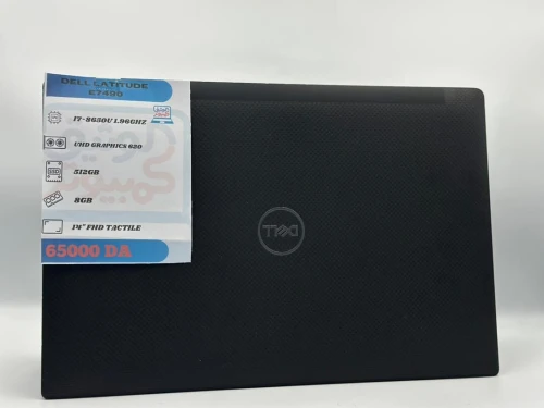 LAPTOP DELL LATITUDE  E7490  I7-8650U/8G/512 SSD/ 14' TACTILE   WIN 10 OCCASION